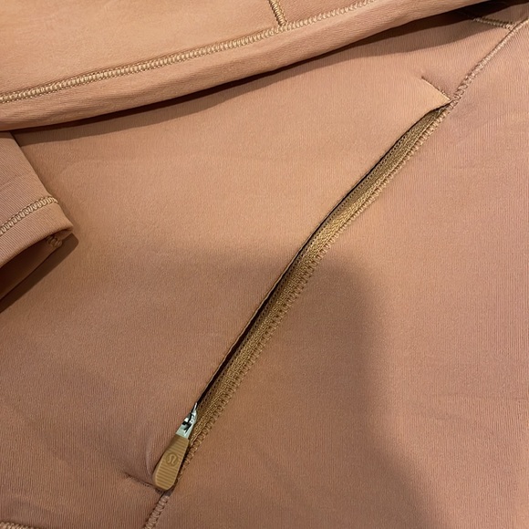 lululemon womens AirWrap Crew in Desert Sun size 12 luxstreme spacer fabric - Picture 3 of 10